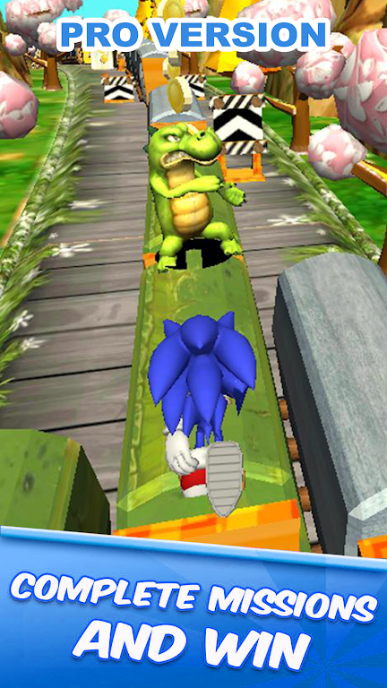 Pro Blue Hedgehog - Ultimate A Screenshot 1