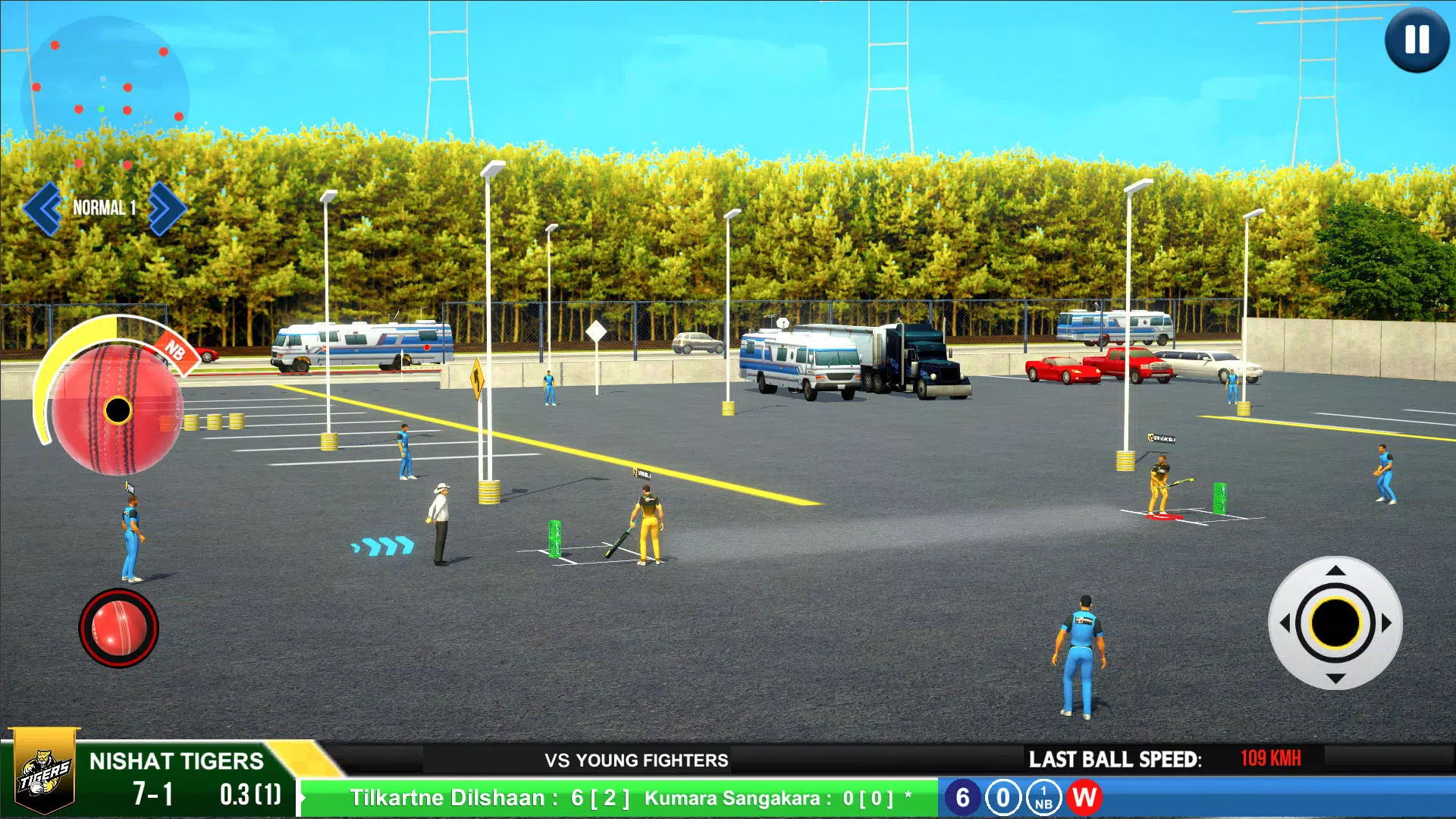 Street Criket-T20 Cricket Game Captura de tela 3