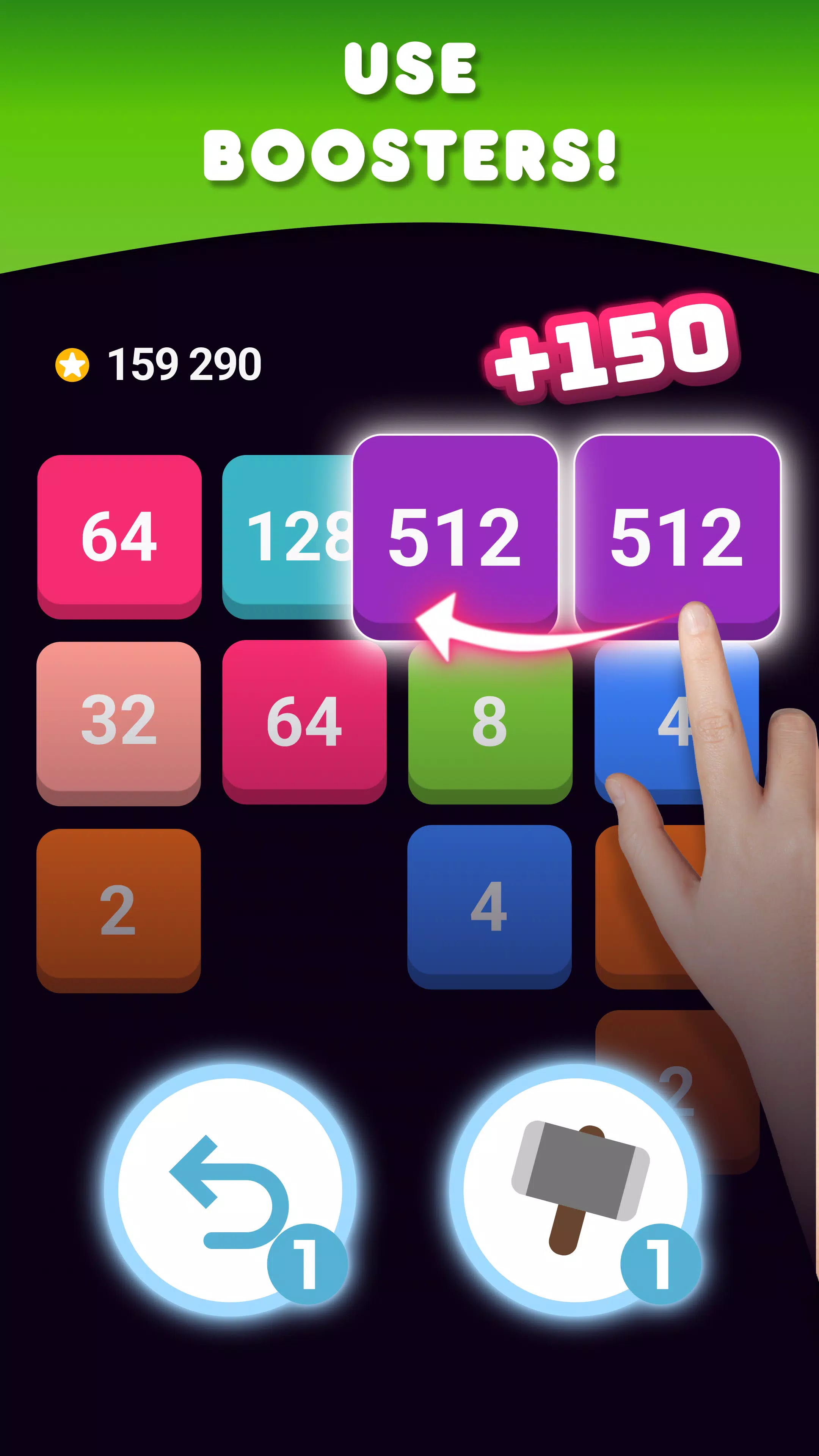 2048: Puzzle Game! Merge Block Captura de tela 3