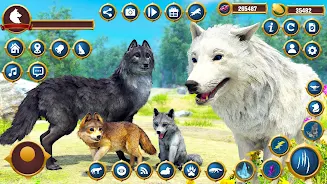 Virtual Wild Wolf Family Sim Screenshot 0