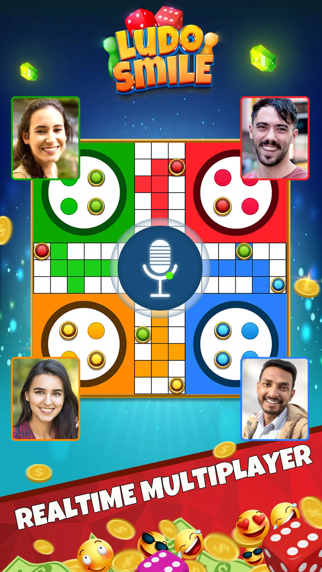 Ludo Online: Dice & Board Game ဖန်သားပြင်ဓာတ်ပုံ 1