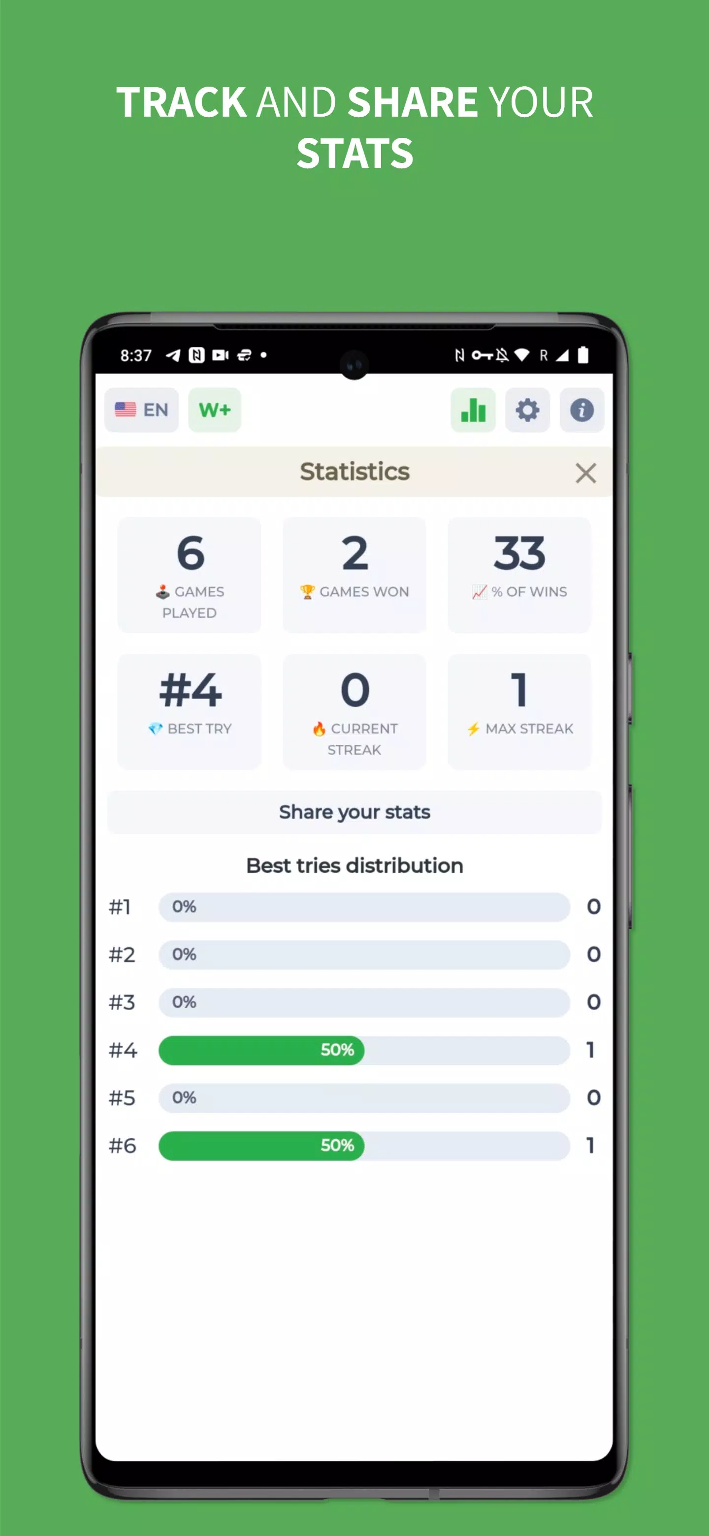 Wordy - Word Puzzle Game Captura de tela 3