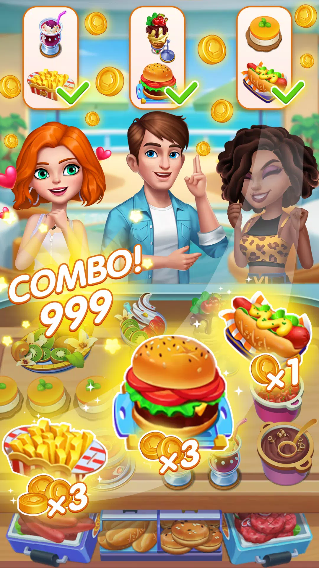 Cooking World® Restaurant Game Ekran Görüntüsü 3