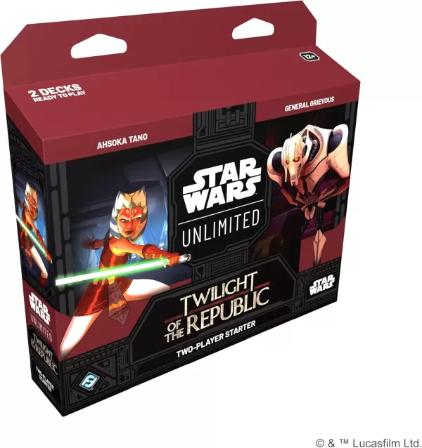 Star Wars: Unlimited TCG Conjunto Inicial Crepúsculo da República