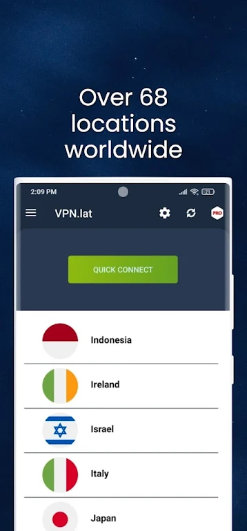 Schermata VPN lat : Unlimited Proxy 2