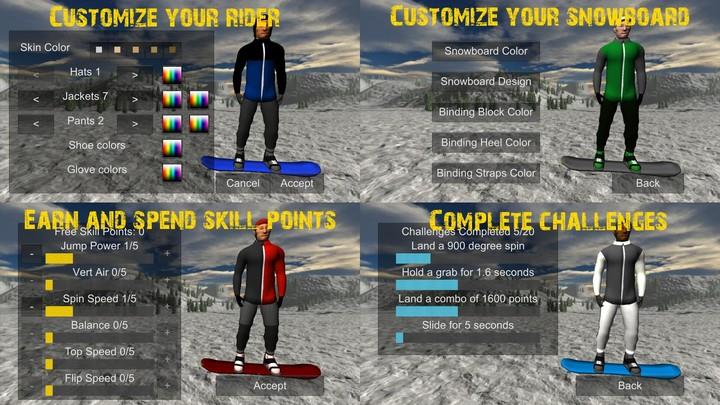 Snowboard Freestyle Mountain Screenshot 3