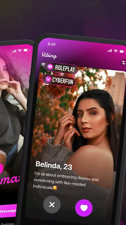 Vibing Dating: Meet, Flirt App 스크린샷 1