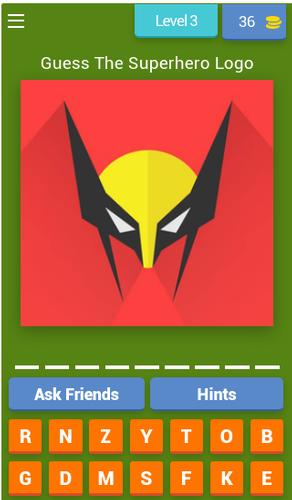 Superhero Logo Quiz Скриншот 3