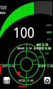 Speedometer with G-FORCE meter Schermafbeelding 1