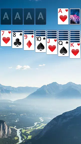 Solitaire Mountain Top Theme Screenshot 0