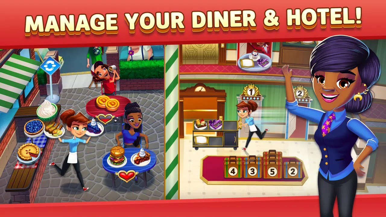 Diner DASH Adventures Tangkapan skrin 1