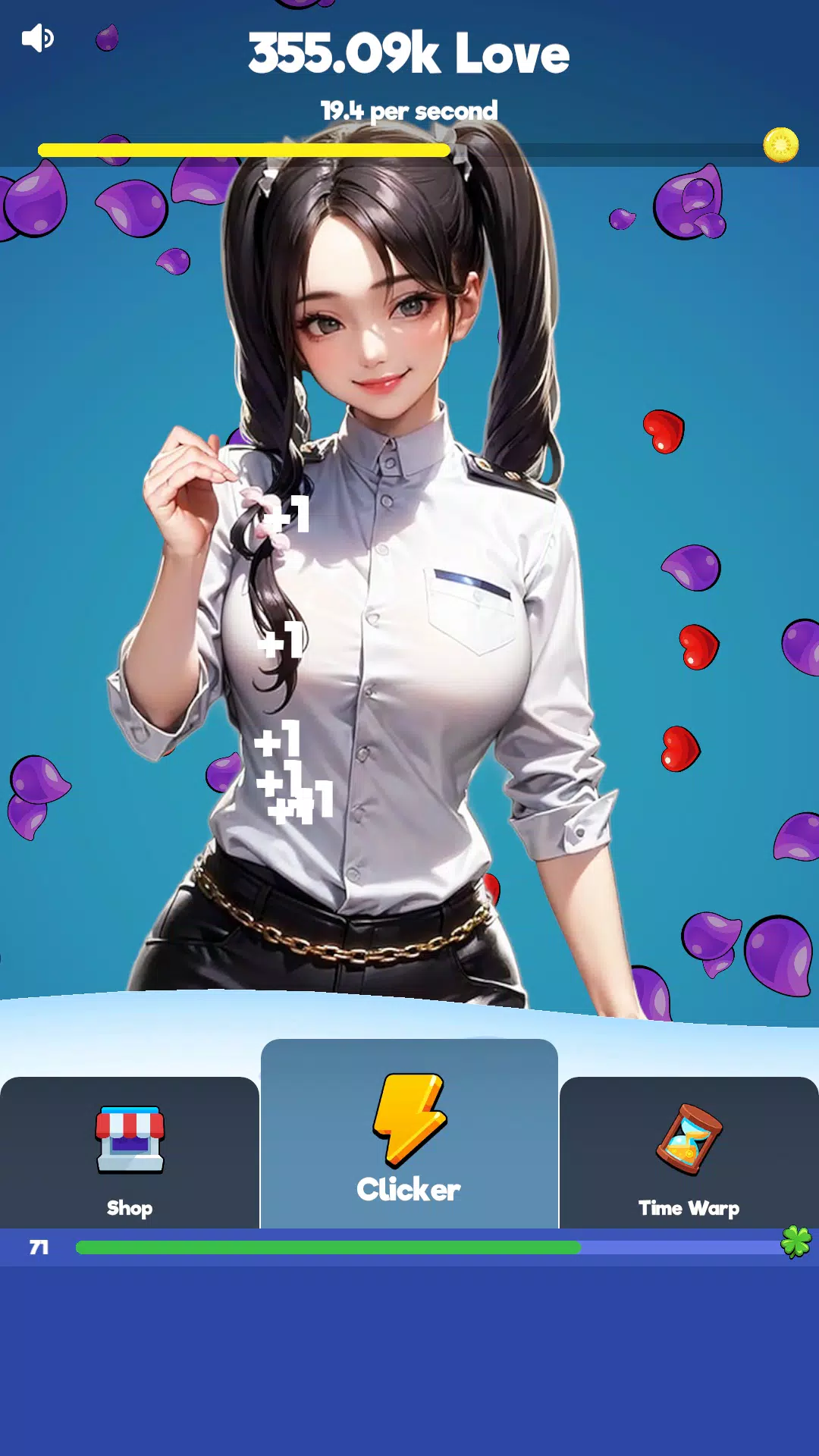 Sexy touch girls: idle clicker Captura de tela 3