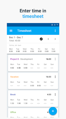 Clockify — Time Tracker ภาพหน้าจอ 3