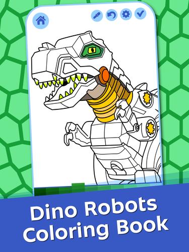 Dino Robots Coloring for Boys स्क्रीनशॉट 0