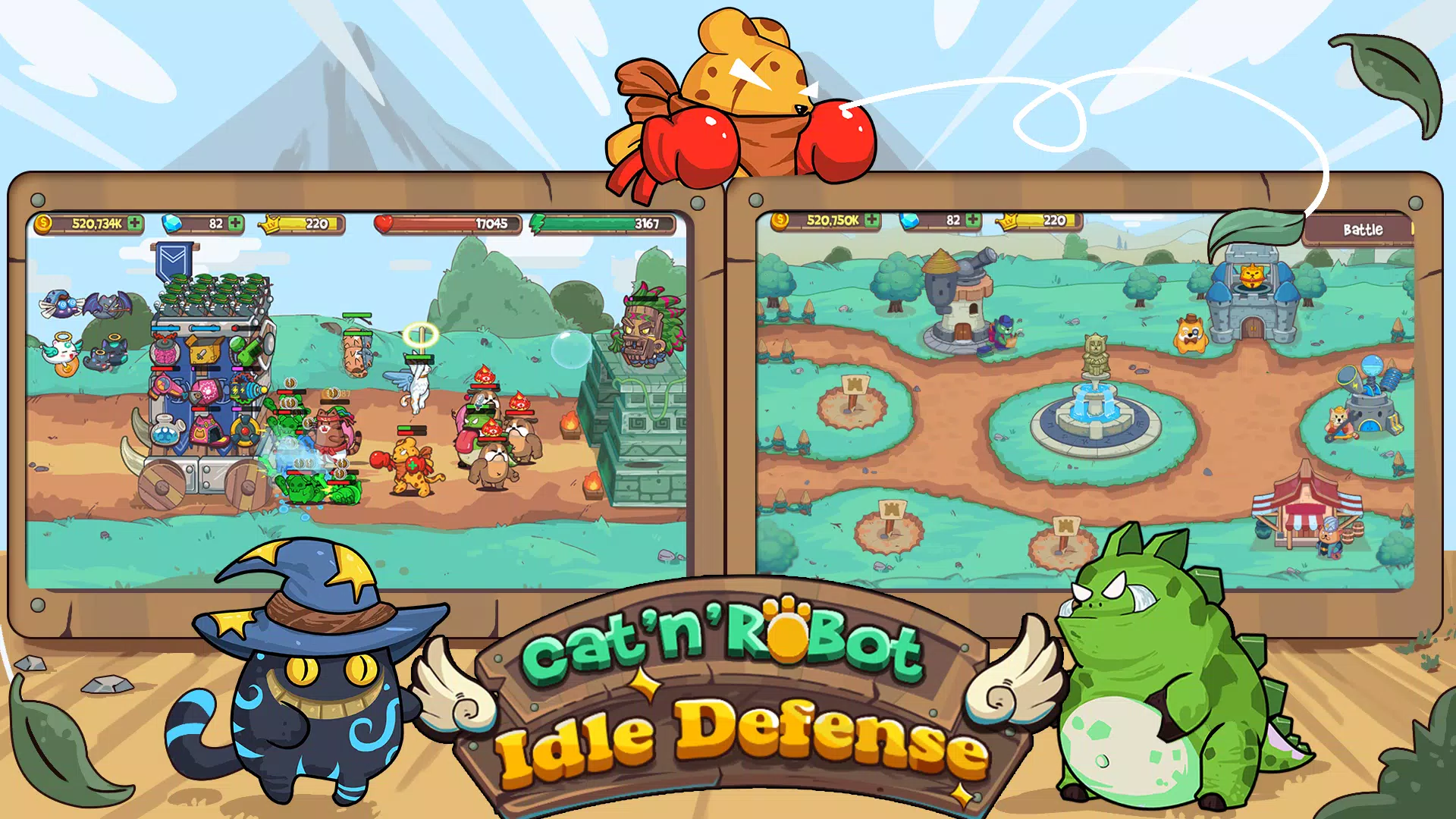 CatnRobot Idle TD: Battle Cat應用截圖第1張