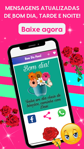 Mensagens de Bom Dia Povo Zap Ảnh chụp màn hình 1