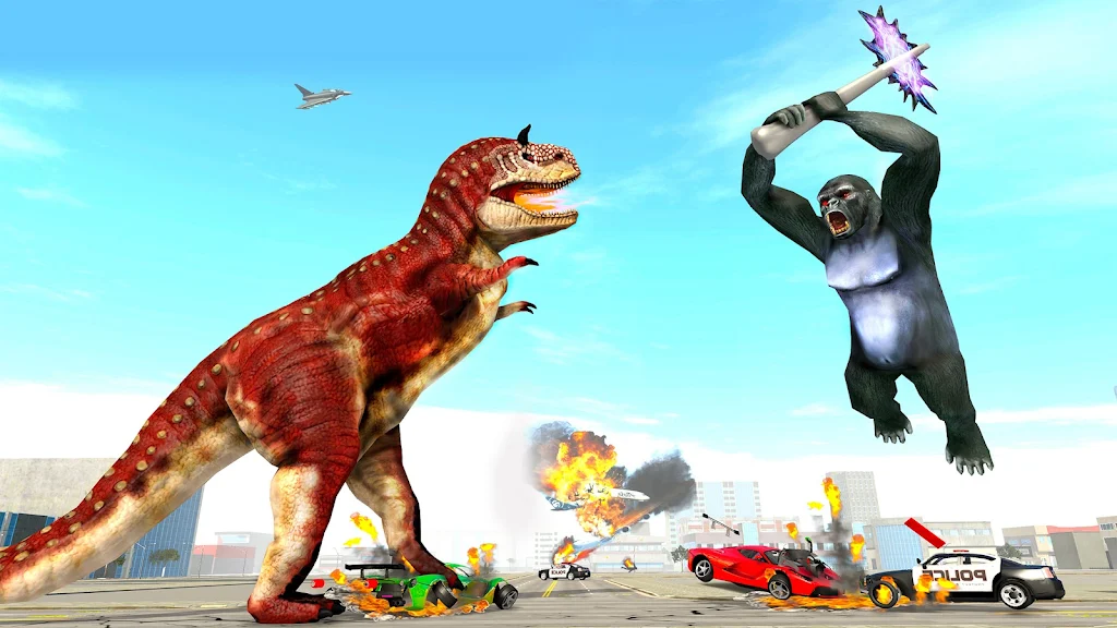 Angry Gorilla Attack City Sim Screenshot 1