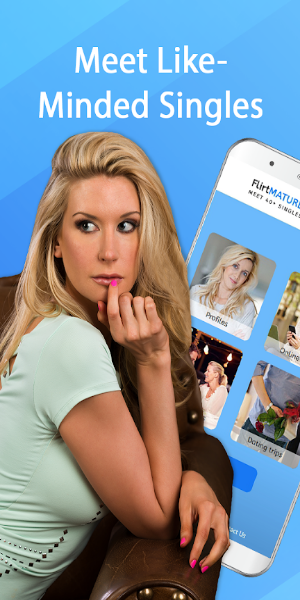 FlirtMatures Dating - Meet 40+ Singles Zrzut ekranu 1