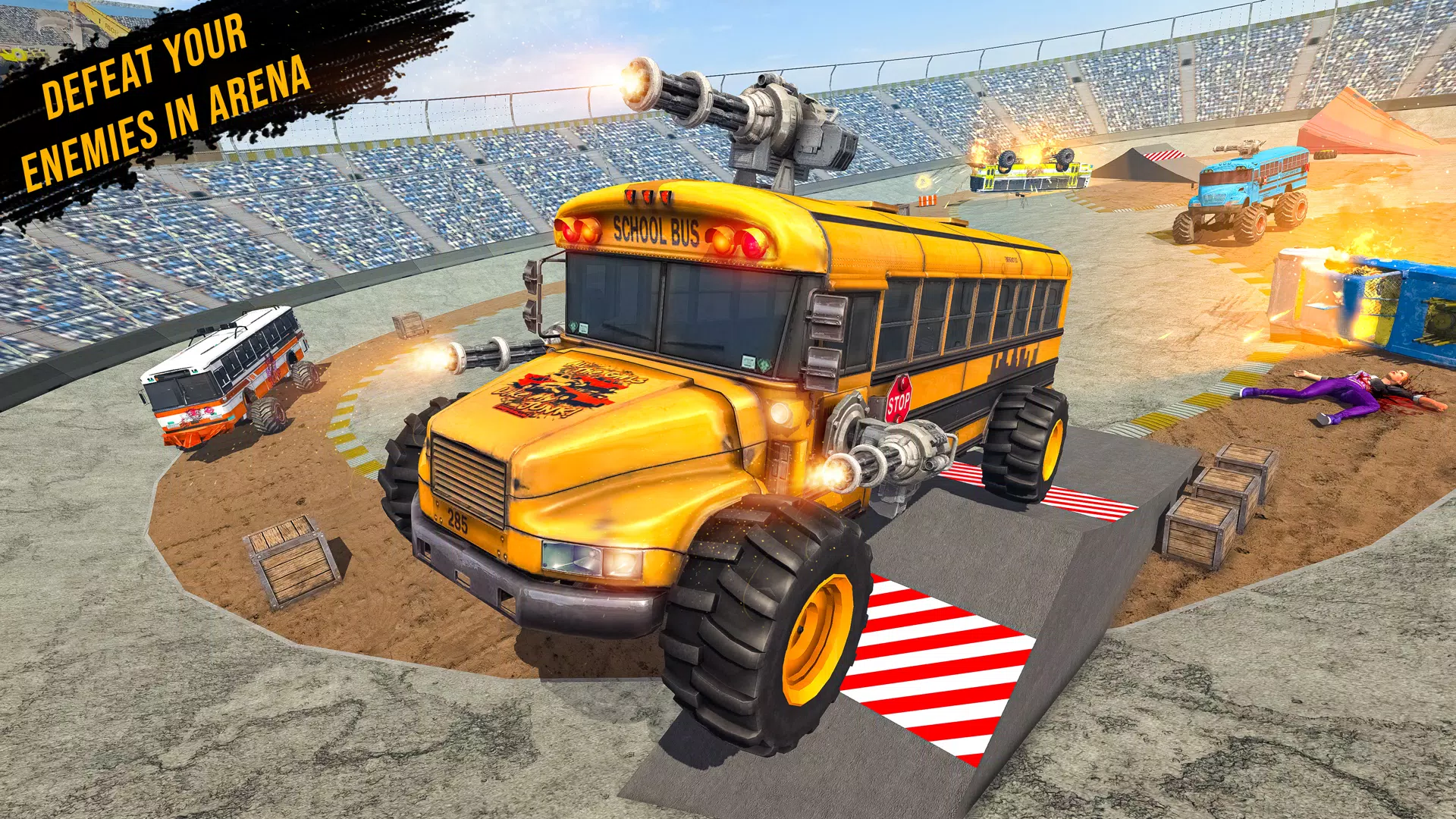 Monster Bus Derby Destruction スクリーンショット 0