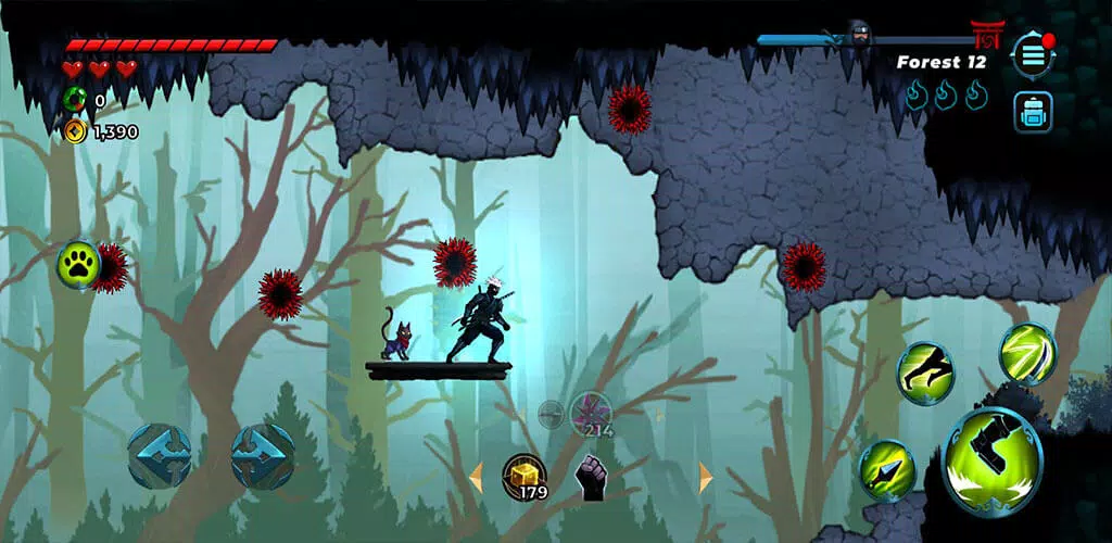 Ninja War: Shadow Adventures Ekran Görüntüsü 2