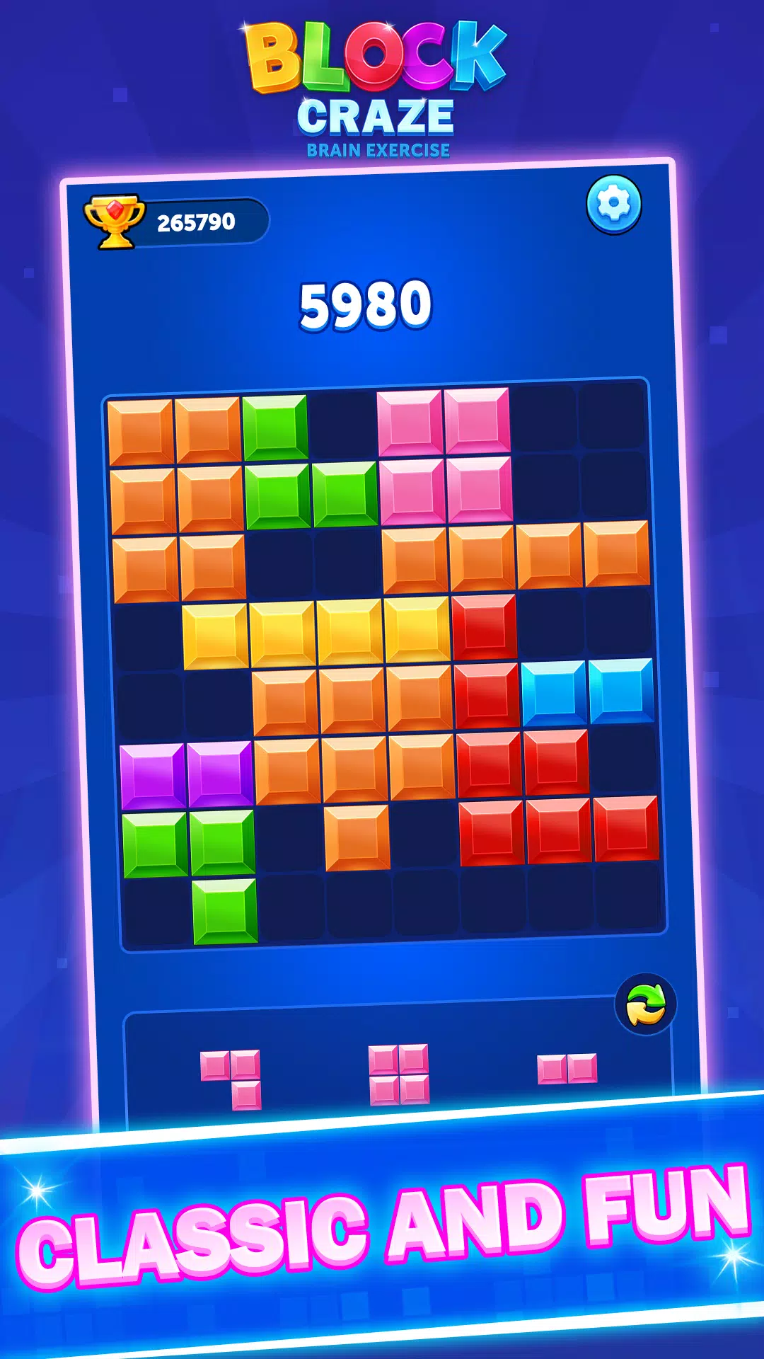 Block Craze：Brain Exercise スクリーンショット 3