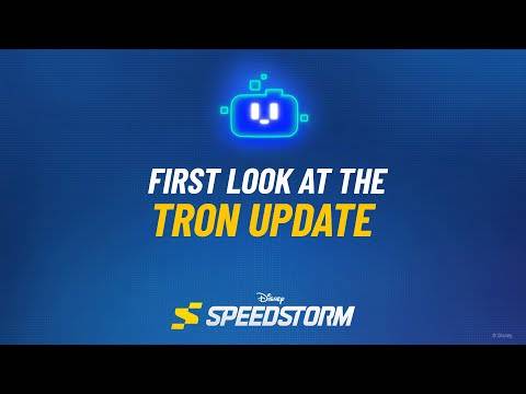 迪士尼Speed -Storm第12季：Tron：旧的主题游戏玩法