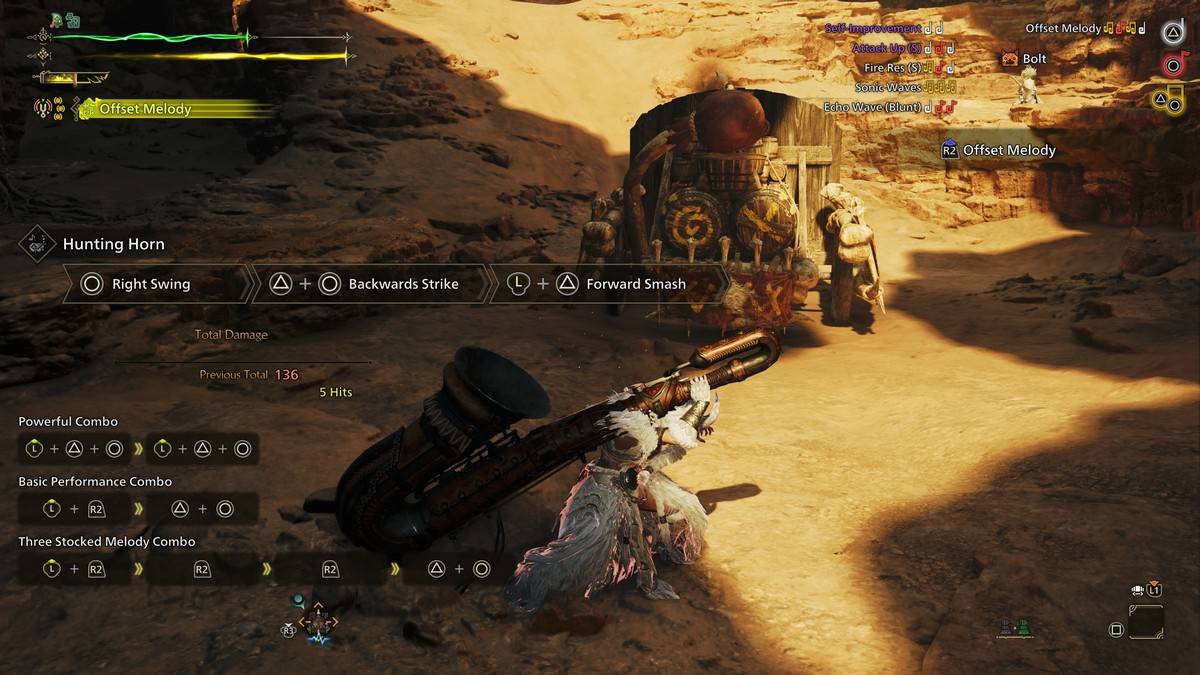 Hunting Horn buff management