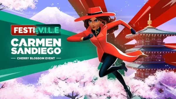 Carmen Sandiego celebra 40 anos resolvendo crimes no festival das cerejeiras do Japão