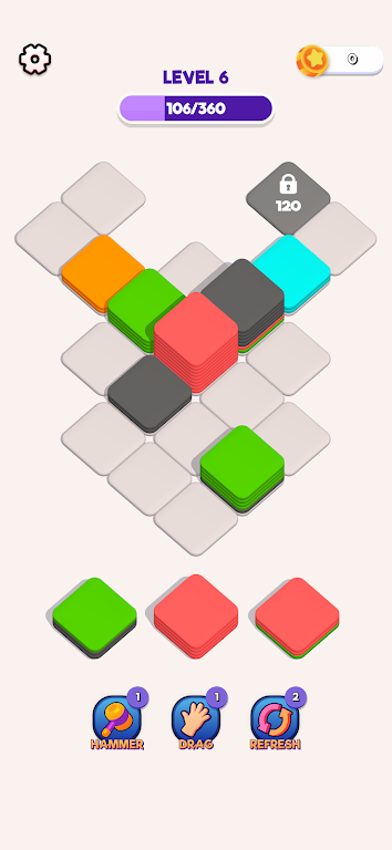 Block Sort 3D - ASMR Tile Sort ภาพหน้าจอ 2