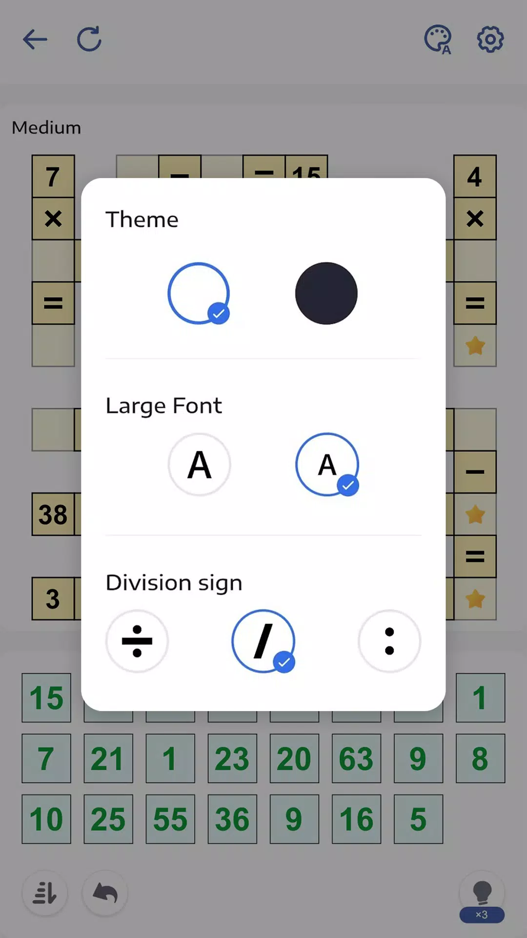 Crossmath - Math Puzzle Games应用截图第3张