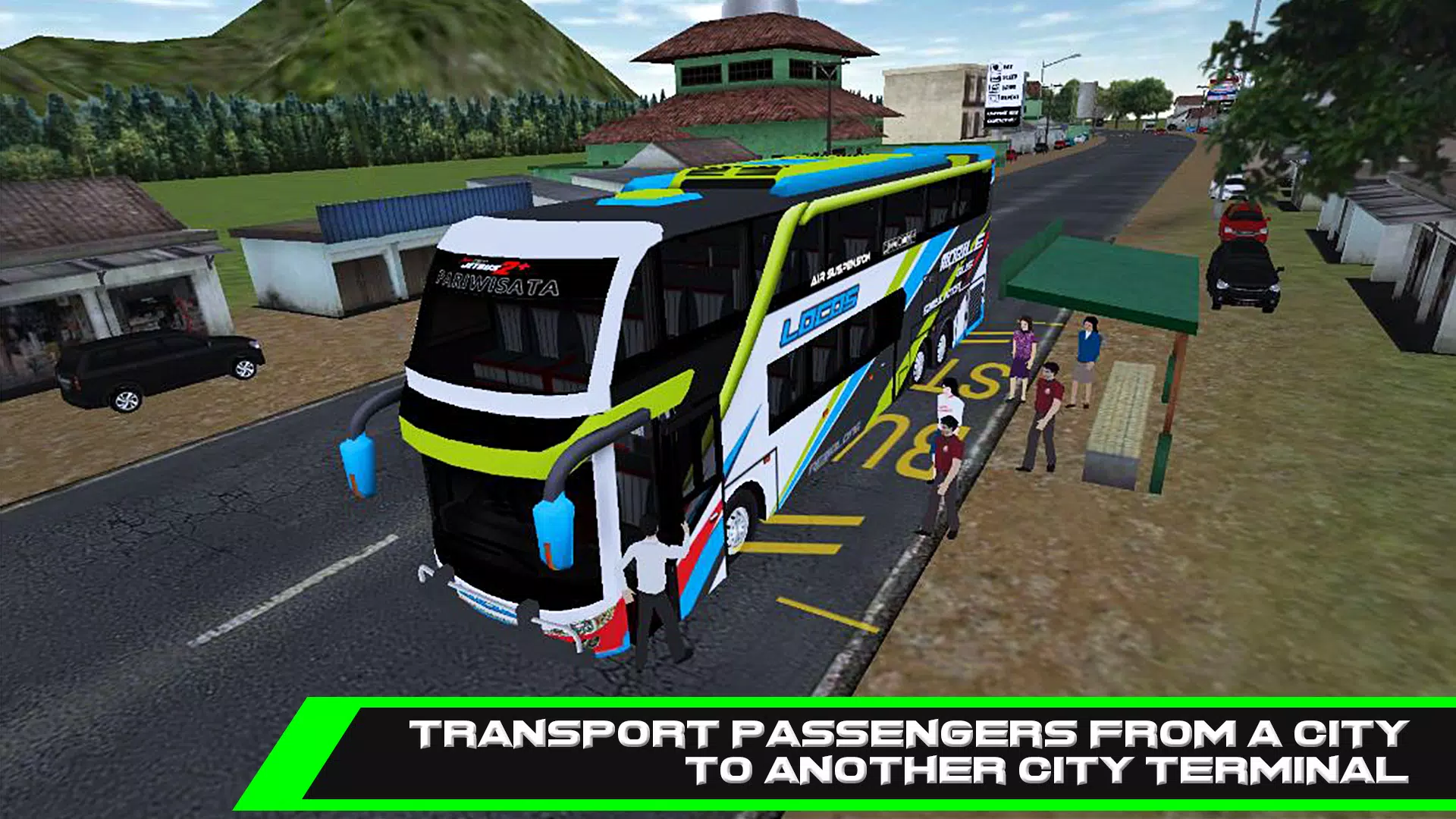 Mobile Bus Simulator Скриншот 1