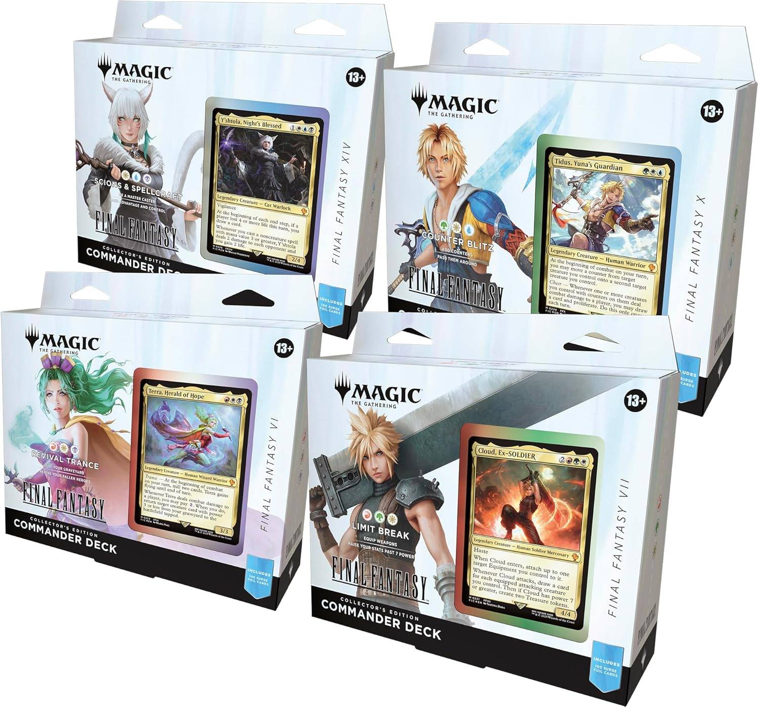 Final Fantasy Set - Commander Deck Bundle