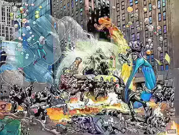 Fantastic Four character art