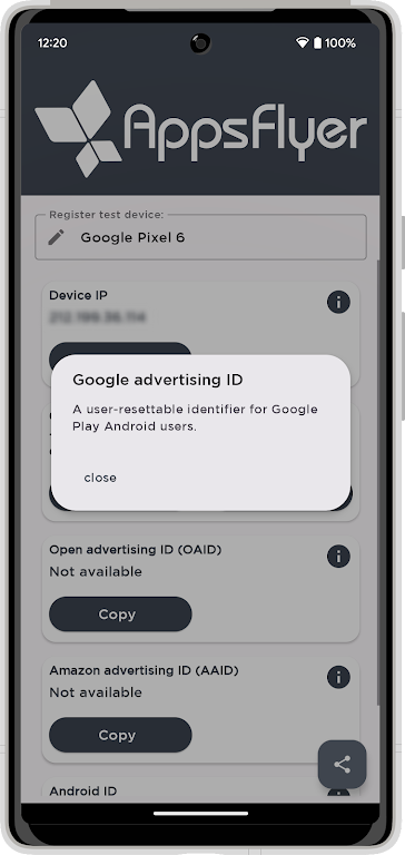 My Device ID by AppsFlyer 스크린샷 1