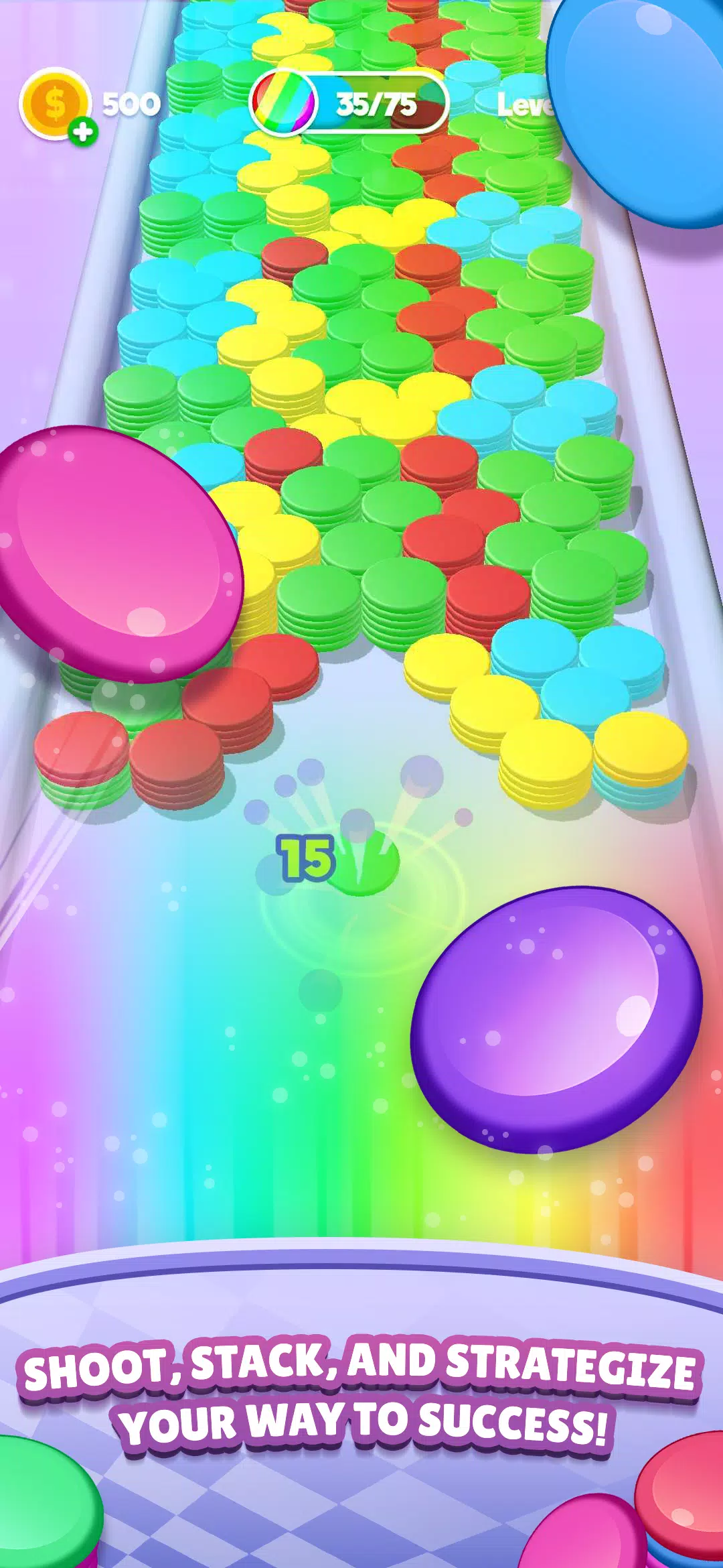 Stack Blast - Disk Shooter Screenshot 2