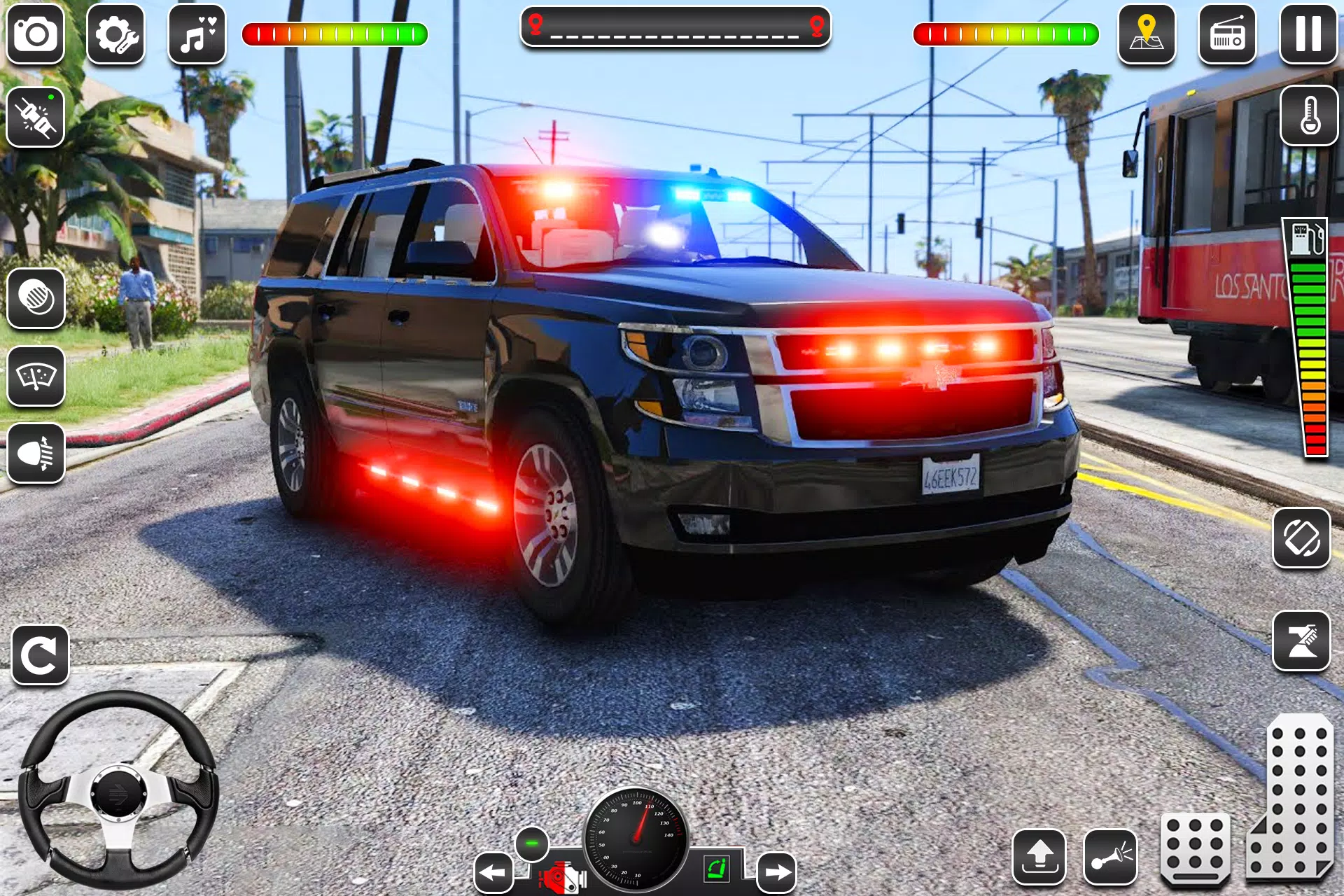 US Police Car Chase Game 3D Ảnh chụp màn hình 3