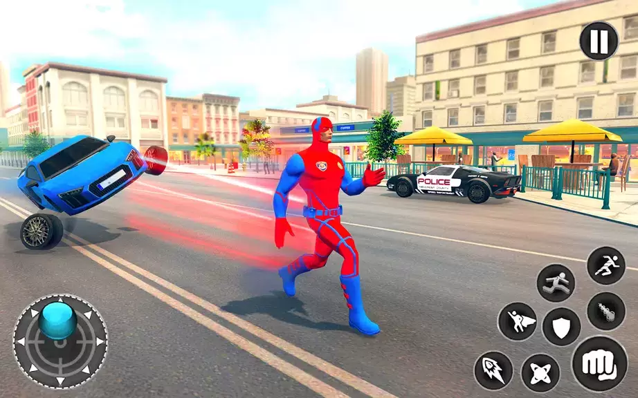 Captain Super Hero Man Game 3D ဖန်သားပြင်ဓာတ်ပုံ 1