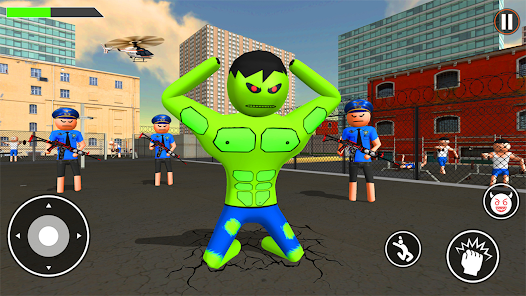 Incredible Monster: Superhero Prison Escape Games ဖန်သားပြင်ဓာတ်ပုံ 1