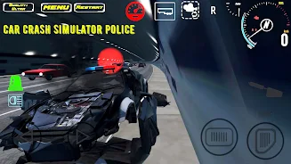 Car Crash Simulator Police Capture d'écran 2