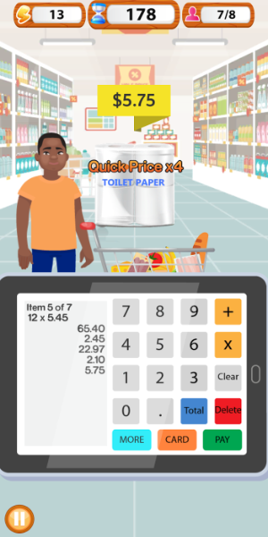 Supermarket Cashier Simulator Mod 스크린샷 1