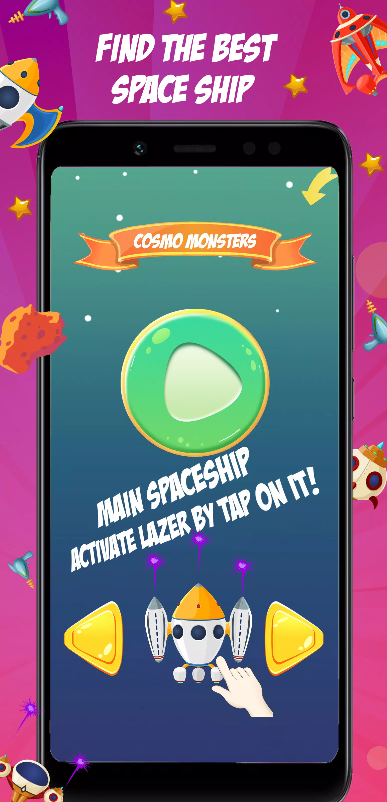 Cosmo Paddle Ball Game应用截图第1张