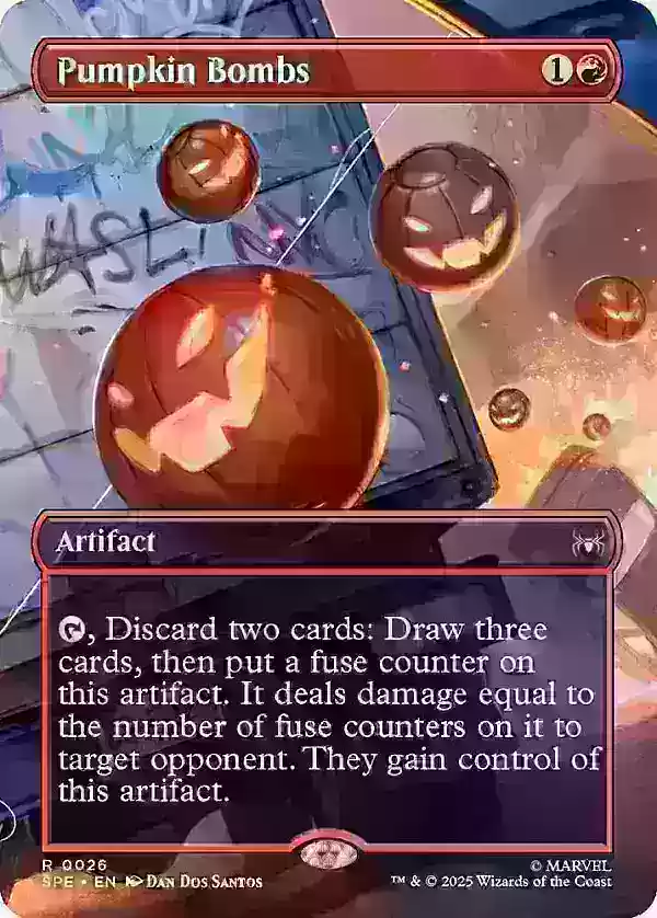 Pumpkin Bombs card