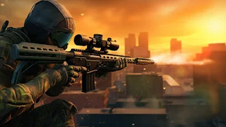 Sniper Shooter offline Game Schermafbeelding 1