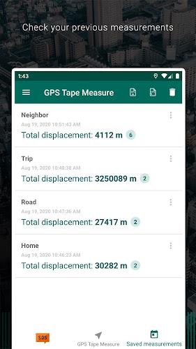 My GPS Tape Measure Schermafbeelding 3