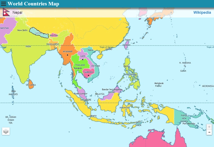 World Countries Map應用截圖第0張