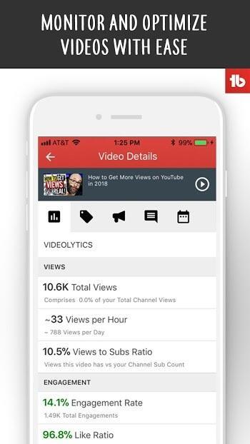 TubeBuddy Pro ภาพหน้าจอ 3