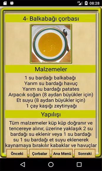 Bebekler İçin Yemek Tarifleri स्क्रीनशॉट 2