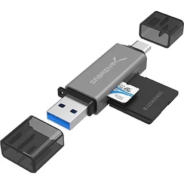 $7 Micro SD Card Reader Compatible with USB-A and USB-C Ports