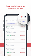 Unreserved: Bus Timetable App Screenshot 3
