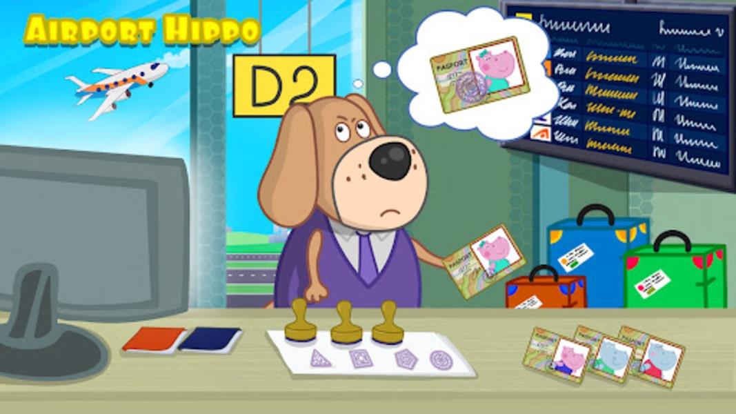 Hippo: Airport adventure স্ক্রিনশট 2